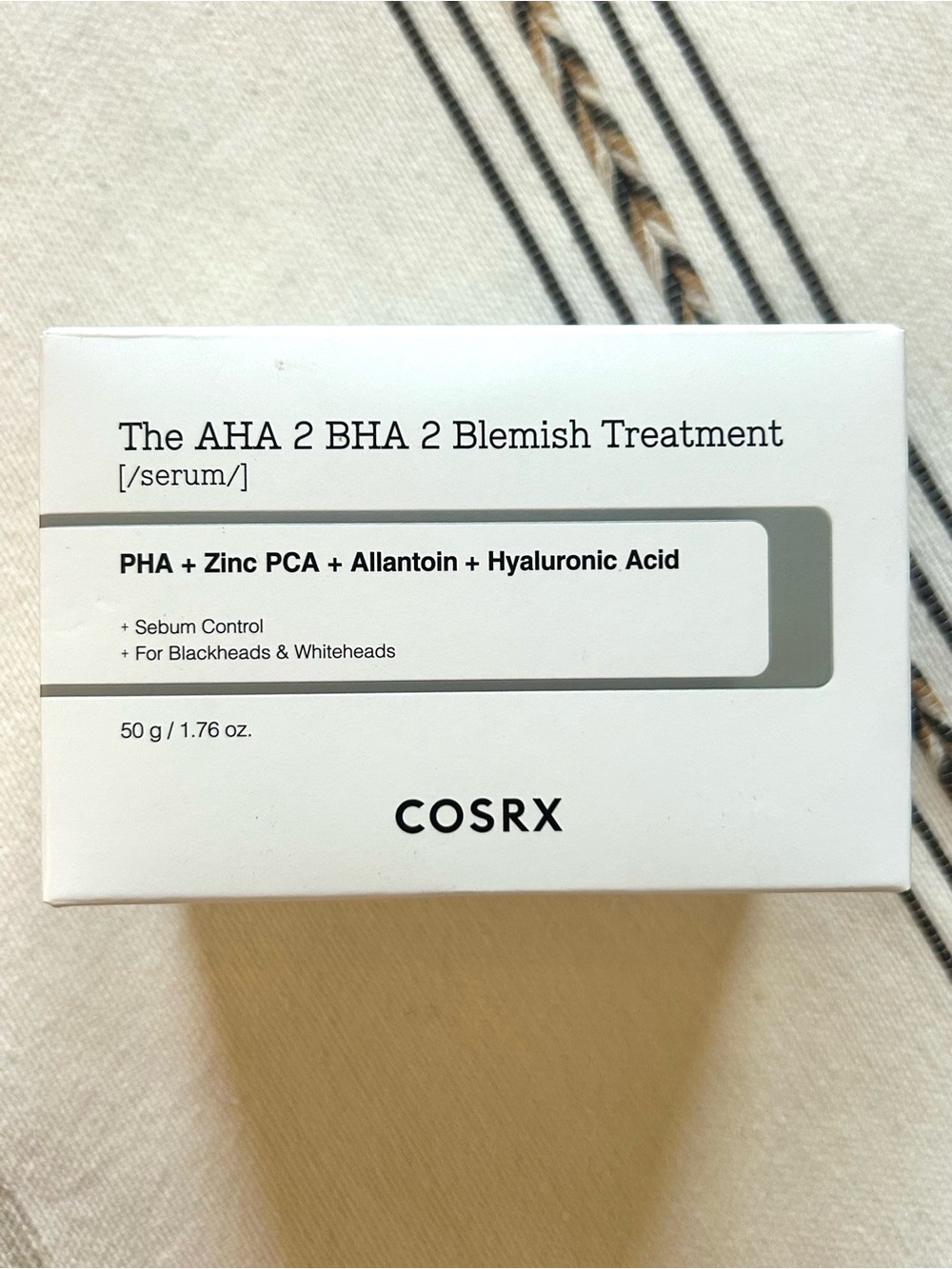 COSRX The AHA 2 BHA 2 Blemish Treatment Serum 1.76oz NIB Blemish Acne Treatment